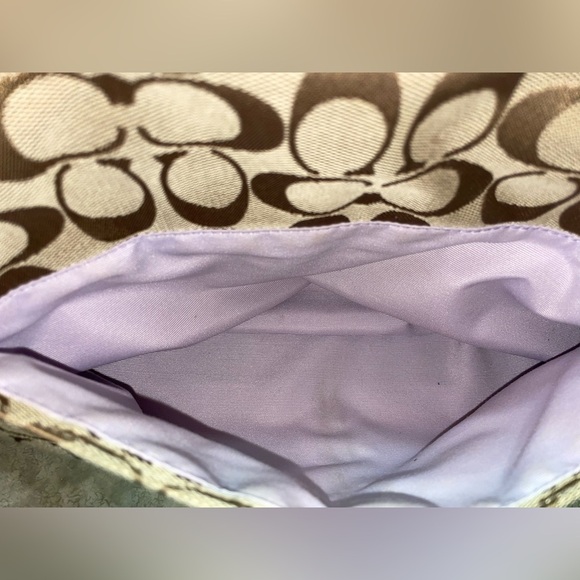 Coach signature Soho pleated Jacquard leather bag - Picture 5 of 10